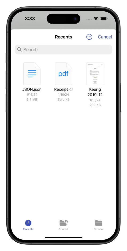 Select Document